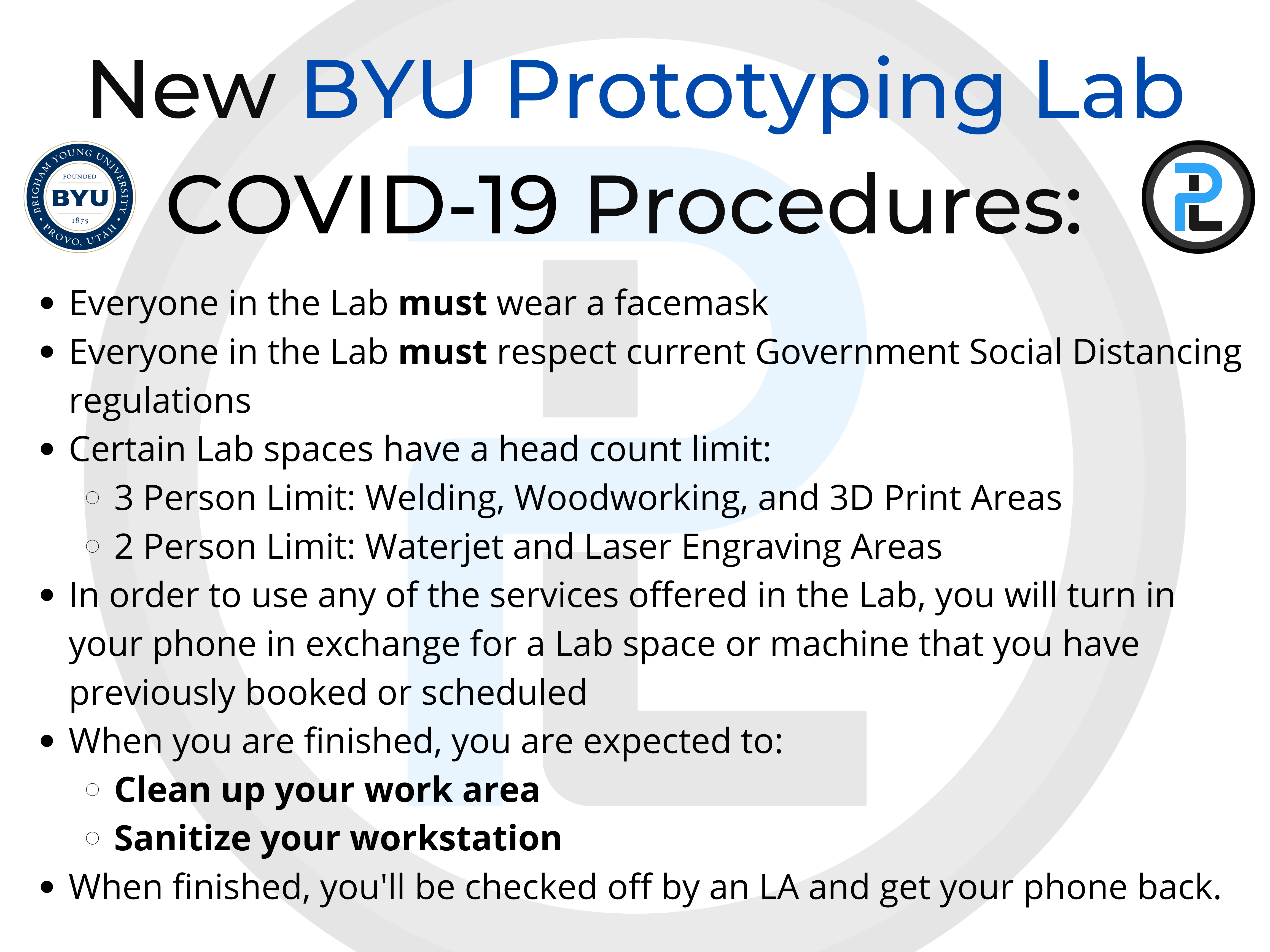 BYU Prototyping Lab Scheduling and Booking site